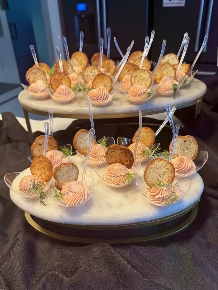 Mousse de salmón y eneldo